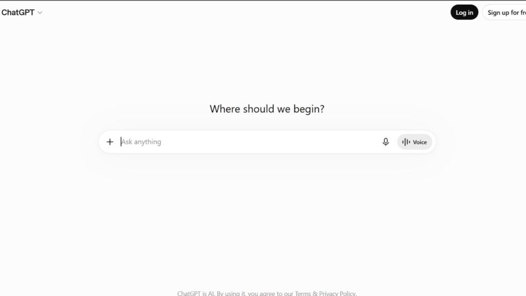 ChatGPT interface featured in the Best AI Tools for Students guide