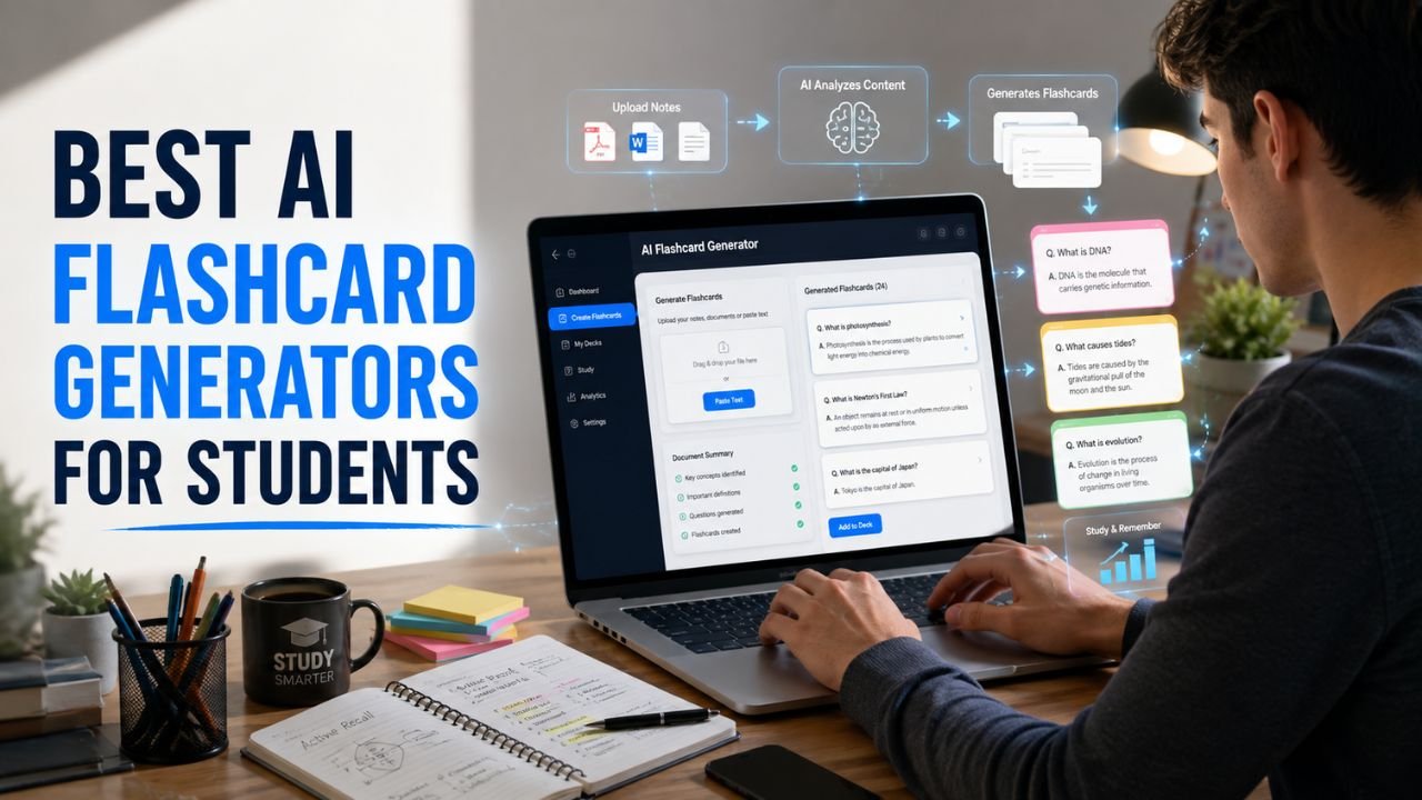 Best AI Flashcard Generators for Students