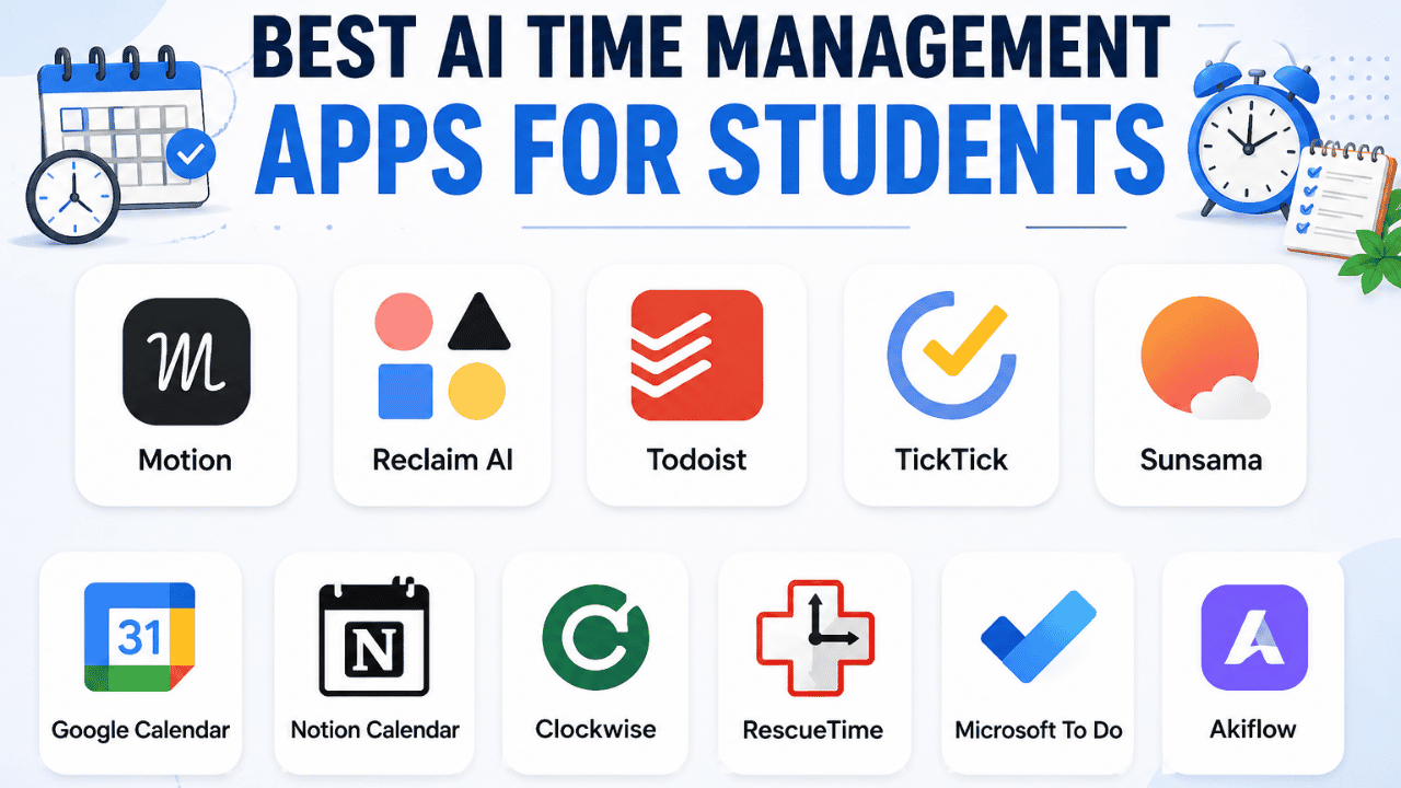 Best AI Time Management Apps for Students