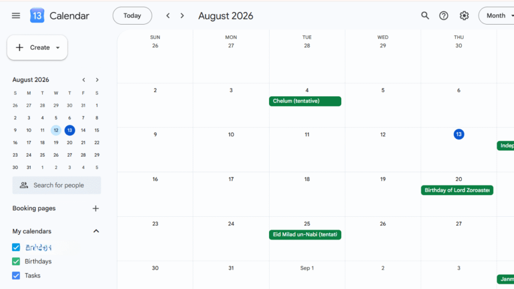 Google Calendar