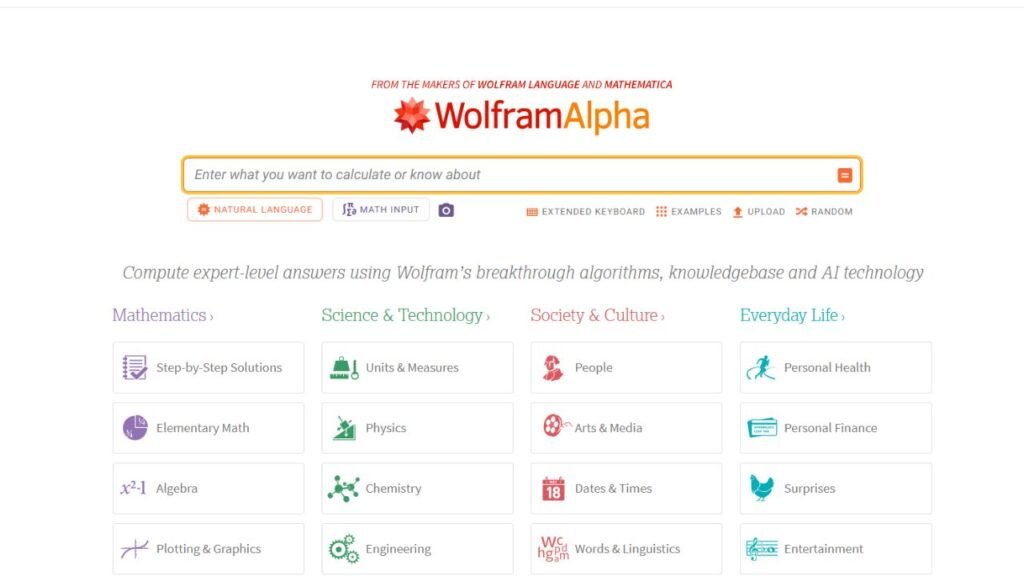 Wolfram Alpha